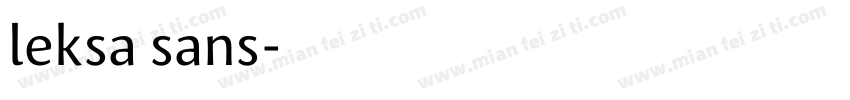 leksa sans字体转换